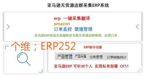 亚马逊无货采集软件跨境erp翻译系统定制贴牌独立部