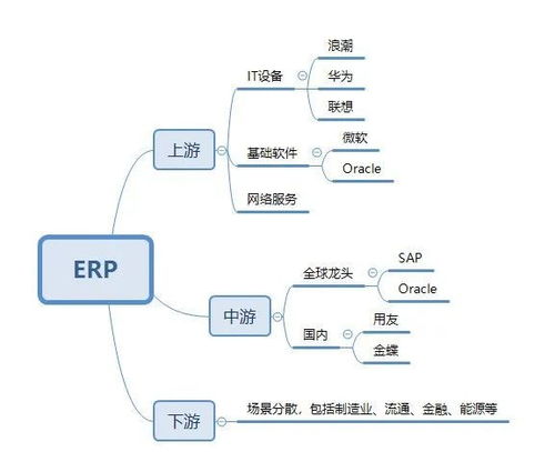 用友vs金蝶国际 vs sap vs甲骨文 erp产业链,未来